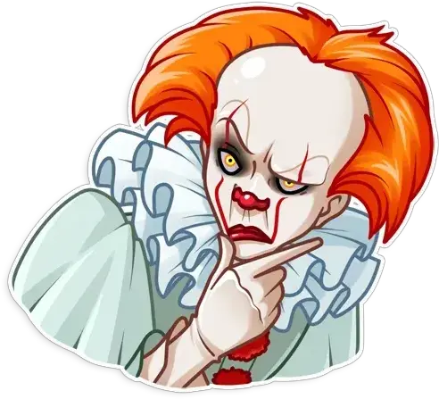Pennywise Whatsapp Stickers Stickers Cloud Stickers Pennywise Png Pennywise Transparent