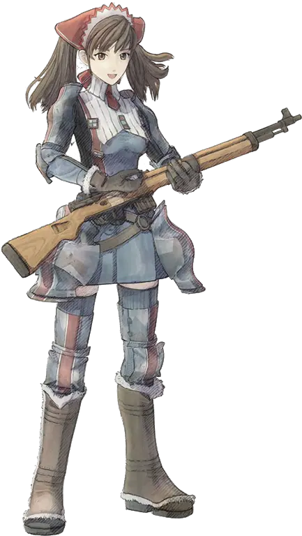 Valkyria Chronicles Png Image With Transparent Background Alicia Melchiott Valkyria Chronicles Shotgun Transparent Background