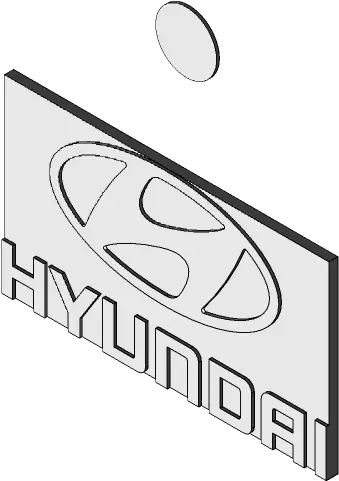 Hyundai Logo Dot Png Hyundai Logo Png