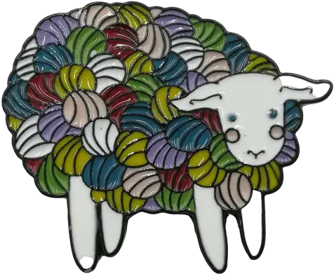 Yarn Ball Sheep Pin Sheep Png Yarn Ball Png