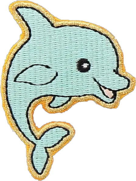 Dolphin Sticker Patch Cartoon Png Dolphin Transparent