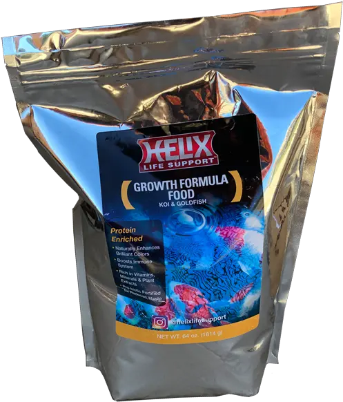 Helix Growth Formula Koi And Goldfish Food Bag Png Koi Png