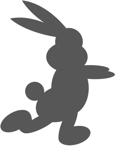 Bunny Easter Running Icon Silueta De Conejo Corriendo Png Running Icon Png