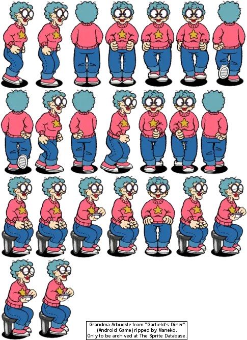 Download Grandmaarbuckle Grandma Arbuckle Full Size Png Grand Ma Game Sprites Grandma Transparent