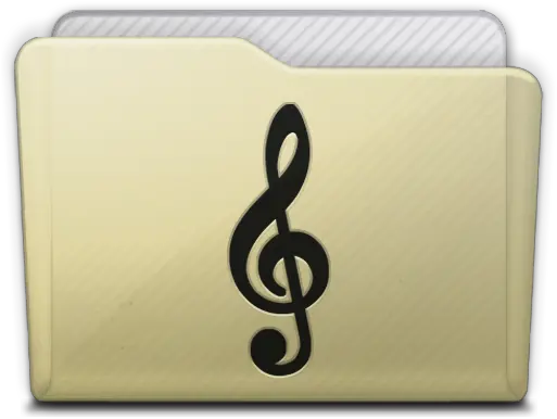 Beige Folder Music Alt Png Icons Free Download Iconseekercom Mac Folder Icons Music Music Icon Ico png