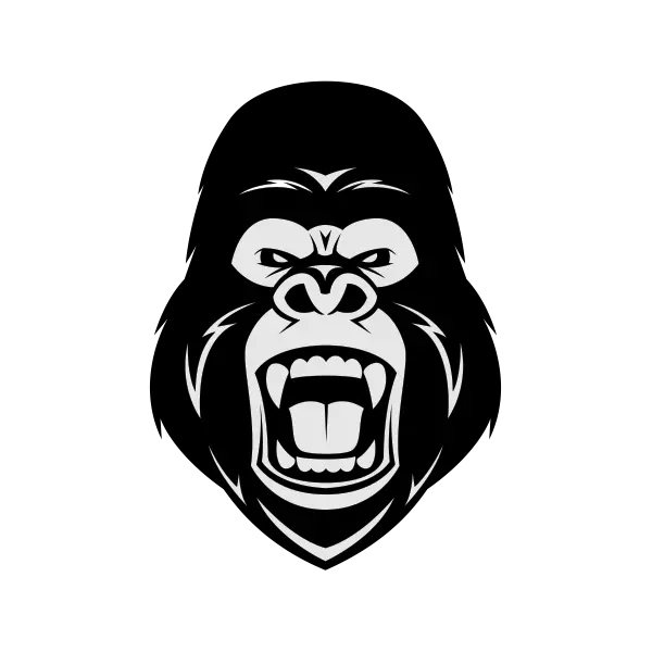 Download Free Angry Gorilla Cartoon Angry Gorilla Face Png Gorilla Cartoon Png