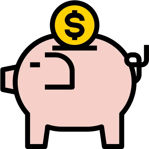 Piggy Bank Free Business And Finance Icons Language Png Piggy Bank Flat Icon