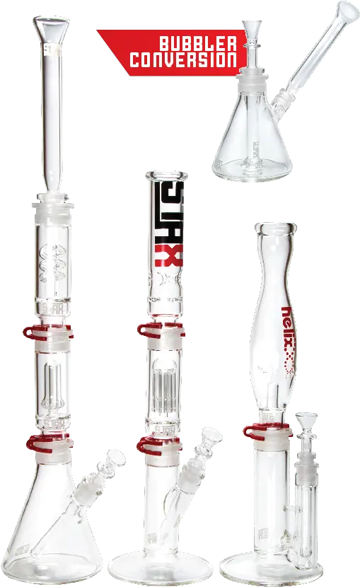 Download Hd Stax Interchangeable Bong System Stax Bong Cylinder Png Bong Transparent Png