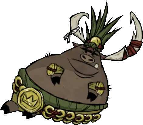 Kosmos Dont Starve Pig King Gif Png Dont Starve Icon