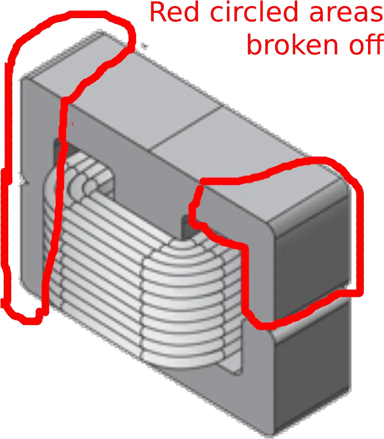Ebike Chain Motion Sensor With A Broken Inductor Olivers Place Horizontal Png Broken Chain Png