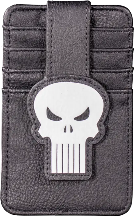 The Punisher The Punisher Skull Logo Card Holder Punisher T Shirt Png Punisher Skull Transparent