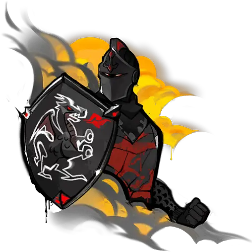 Black Knight Black Knight Spray Fortnite Png Royale Knight Png