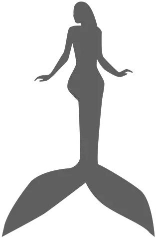 Mermaid Nymph Tail Siren Silhouette Silhouette Png Mermaid Silhouette Png
