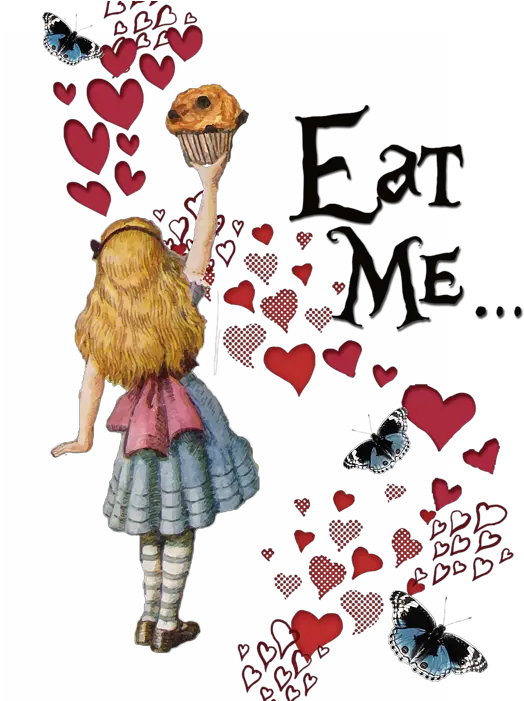 Alice In The Wonderland Eat Me Muffin Womenu0027s Tank Top Eat Me Alice In Wonderland Illustration Png Alice In Wonderland Transparent