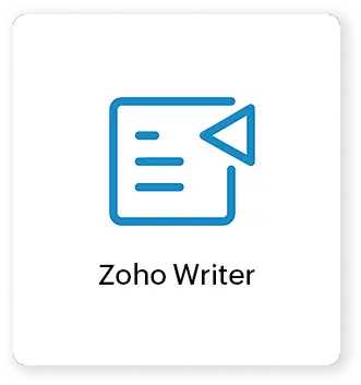 The Best Flock Alternative For Team Collaboration U2013 Zoho Cliq Zoho Writer Document Editor Png Files Icon Set