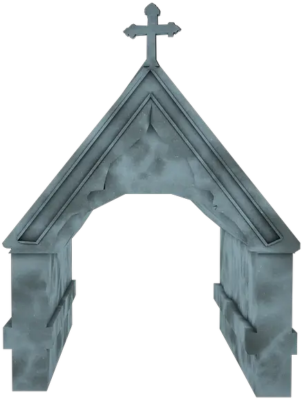 Church Entrance Passage Cross Church Png Gothic Cross Png