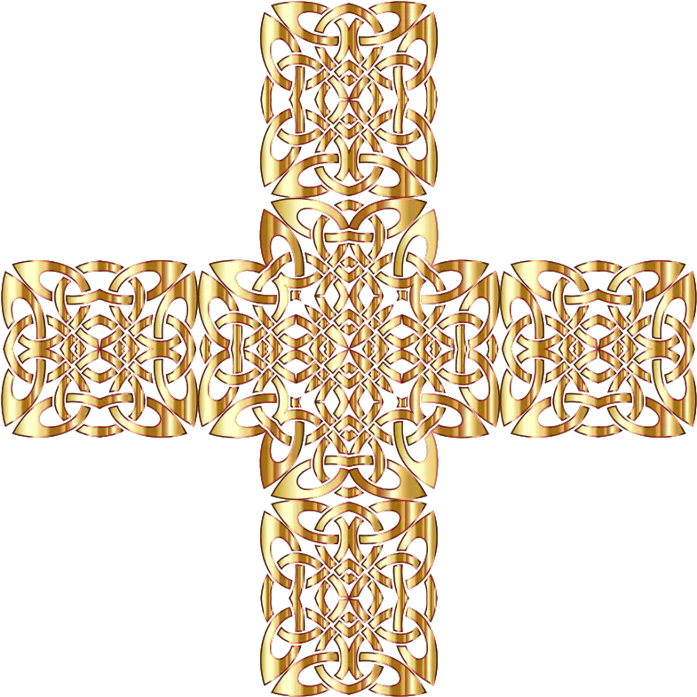 Download Free Png Golden Celtic Knot Cross 3 Without Gold Celtic Knot Png Celtic Knot Transparent Background