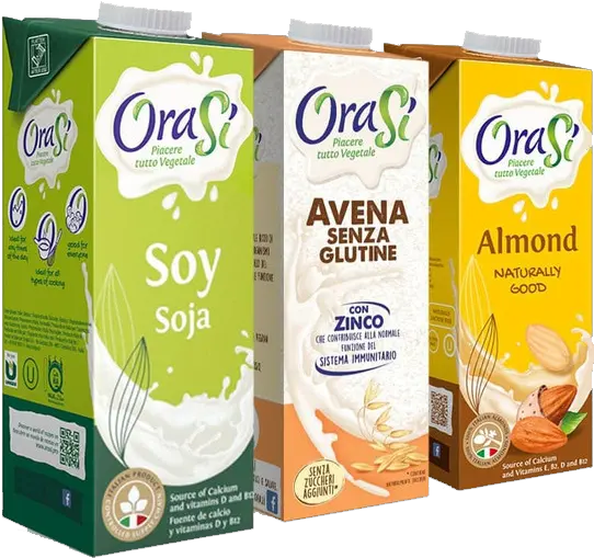 Orasi Vegetale Plant Based Milks 100 Italian Orasi Milk Png Almond Transparent