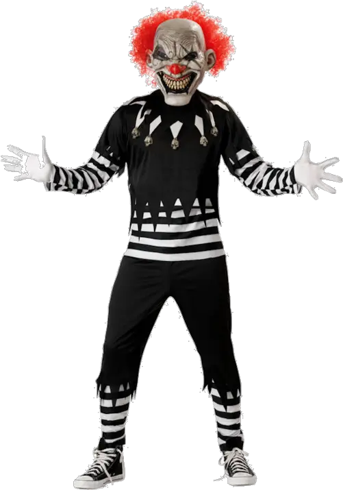 Evil Clown Costume Mask Cosmetics Clown Costume Creepy Png Clown Transparent Background