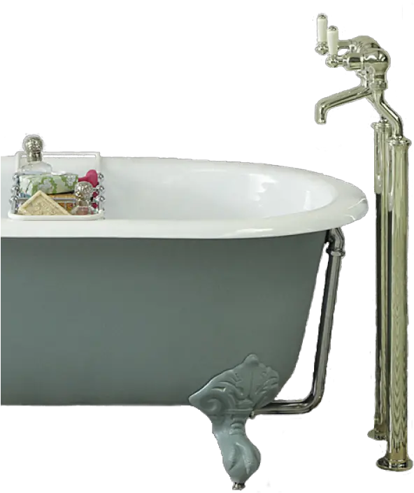 Nickel Finish Standpipes With Flexi For Baths Without Tap Holes Bathtub Png Bathtub Transparent Background