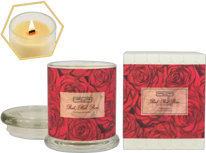 Red Rose Beeswax Jar Candle Carroll And Chan Candles Png Red Rose Transparent