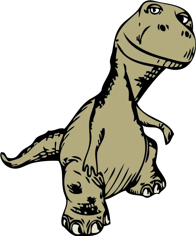 Silhouette Clipart T Rex Transparent Free Cartoon Dinosaur Front View Png Dinosaur Silhouette Png
