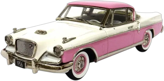 1956 Golden Hawk Pink U0026 White Studebaker Golden Hawk Png Pink Car Png