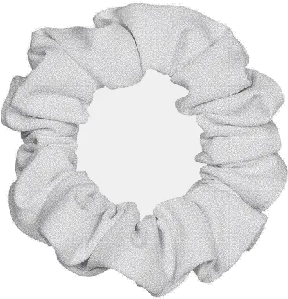 Silver White Mystique Transparent Background Transparent White Scrunchie Png Scrunchie Png