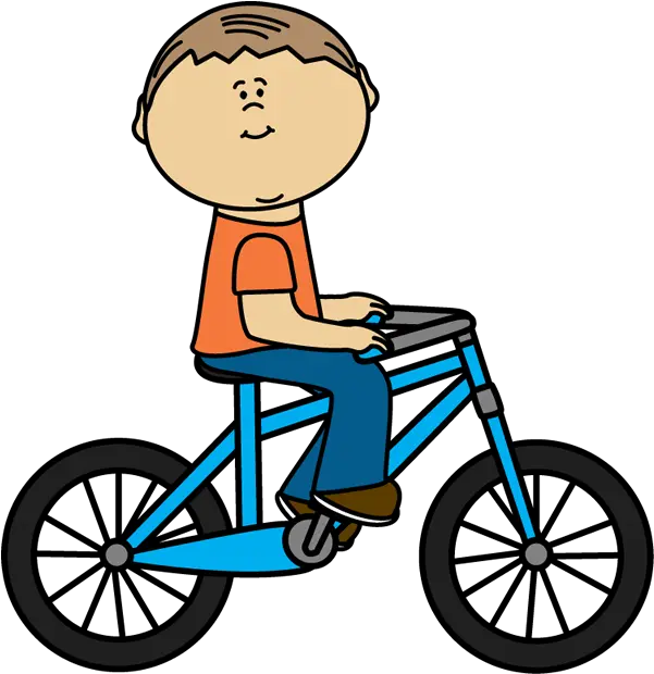 Clipart Bike Rider Transparent Riding A Bike Clipart Png Bicycle Rider Png