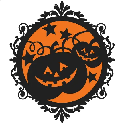 Halloween Pumpkin Frame Svg Scrapbook Cut File Cute Clipart Witch Halloween Cute Png Halloween Frame Png png