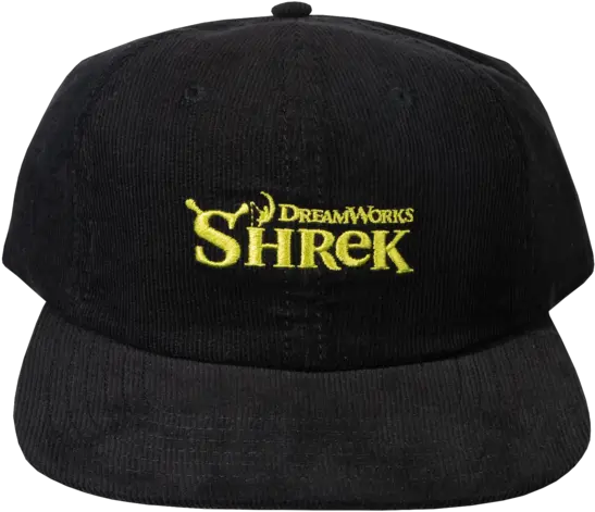 Shrek Logo Black Strapback Hat Shrek The Halls Png Shrek Logo