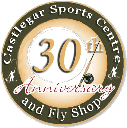 25th Anniversarylogo Castlegar Sports Centre And Fly Shop 25th Anniversary Png 25th Anniversary Logo