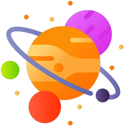 Planets Icon Of Flat Style Available In Svg Png Eps Ai Circle Planets Png