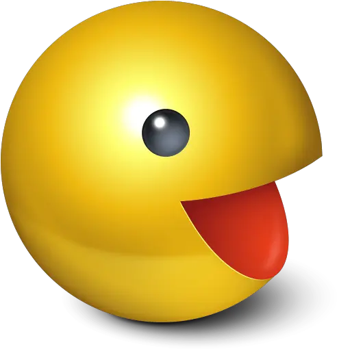 Face Gaming Pacman Smiley Cute Emot Game Yellow Games Icon Png Ninja Face Png