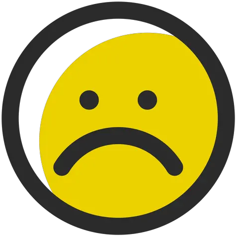 Sad Colored Stroke Emoticon Transparent Png U0026 Svg Vector File Triste Png Sad Face Emoji Png