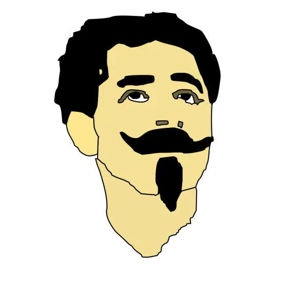 Keçi Sakal Png 4 Image Mustache Man Face Cartoon Fake Mustache Png