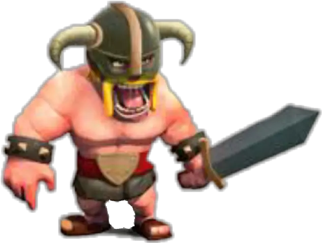 Barbarian Clash Of Clans Video Game Character Freetoedit Level 6 Clash Of Clans Barbarian Png Video Game Characters Png