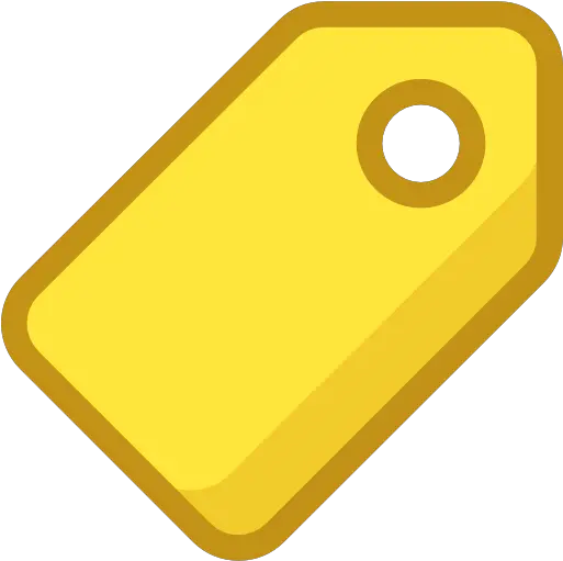 Label Tag Shopping Price Shop Ui Icon Yellow Price Tag Transparent Png Price Tag Png