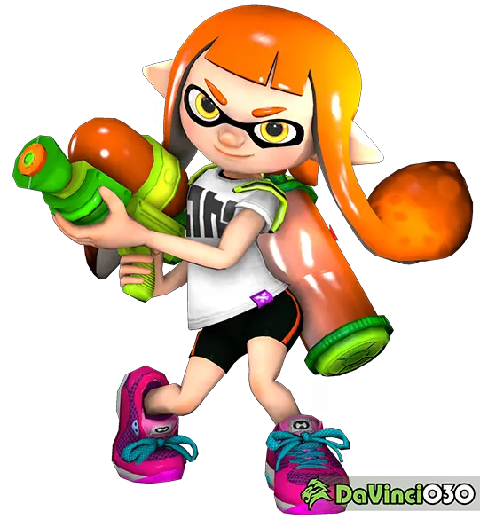 Itu0027s Not 100 Accurate With The Pose From Official Ssbu Splatoon Sfm Inkling Girl Png Inkling Transparent