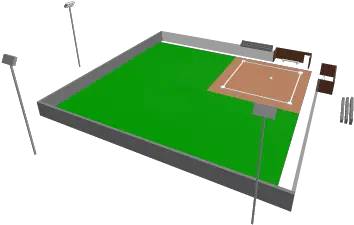 Baseball Diamond Model Roblox Horizontal Png Baseball Diamond Png