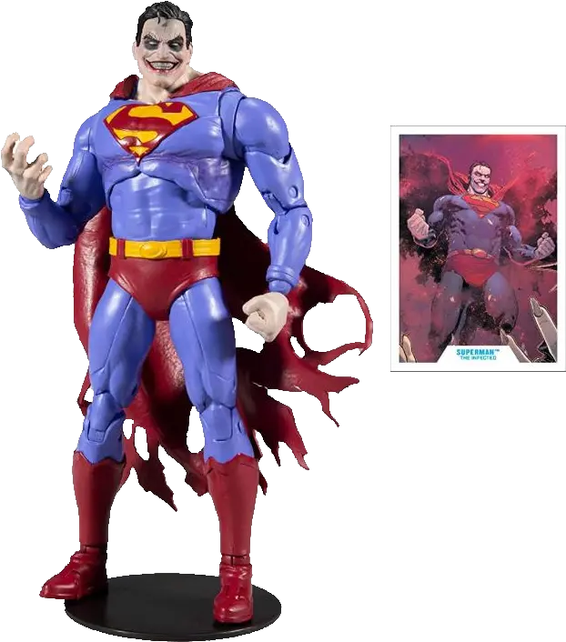 Dc Multiverse Superman The Infected Infected Superman Mcfarlane Png Dc Icon Action Figures