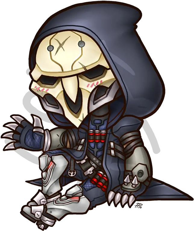 Download Chibi Overwatch Reaper By Reaper Overwatch Png Chibi Reaper Overwatch Png