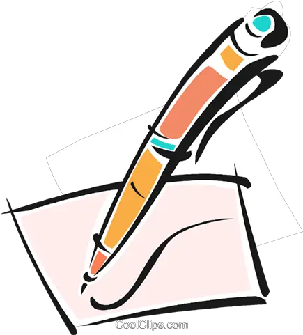 Pen Writing Vector Pen And Paper Png Piece Of Paper Png