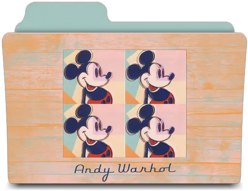 Warhol Four Mickeys Icon Folders Iconset Rebelheart Mickey Folder Icon Png Mickeymouse Icon