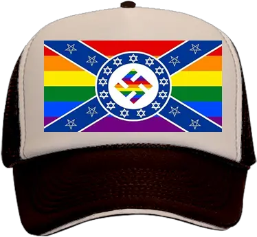 Gay Jew Nazi Conventional Trucker Hat Offend Everyone At Once Png Nazi Hat Transparent