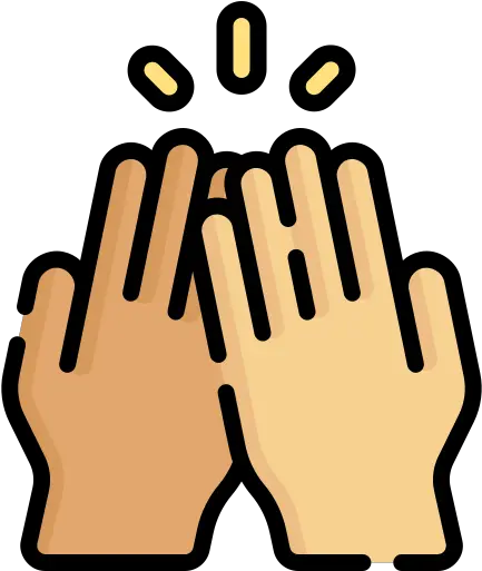 High Five Free Hands And Gestures Icons Png High Five Icon