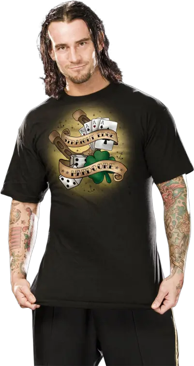 Download Cm Punk Active Shirt Full Size Png Image Pngkit Tshirtt Cm Punk Cm Punk Logo