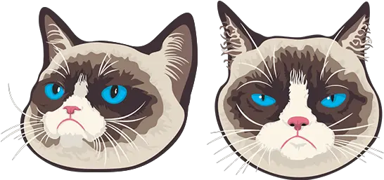 Grumpy Cat Cursor Grumpy Cat Cursor Png Knife Cat Meme Transparent