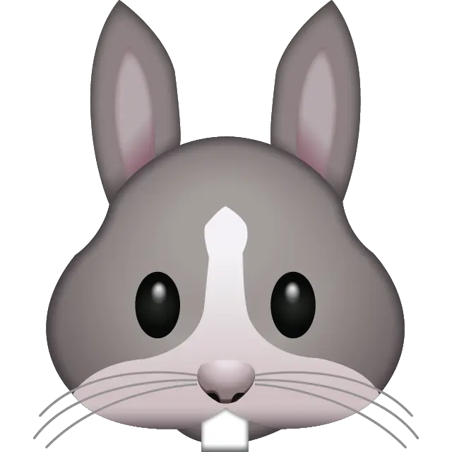 Rabbit Icon Png 371691 Free Icons Library Bunny Emoji Png Running Emoji Png