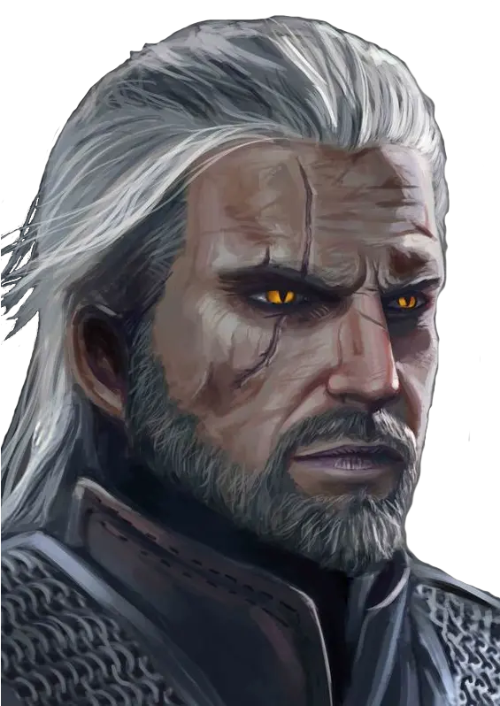 Download Geralt Of Rivia The Witcher 3 Illustration Png Witcher Png